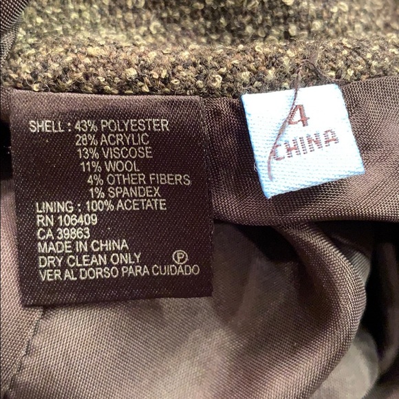 Antonio Melani brown wool skirt - Picture 4 of 4